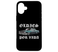 Oldies por Vida Vintage Lowrider Coche Mexicano Chicano Cholo Carcasa para iPhone 16 Plus