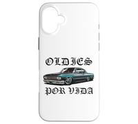 Oldies por Vida Vintage Lowrider Coche Mexicano Chicano Cholo Carcasa para iPhone 16 Plus