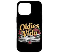 Oldies por Vida Vintage Lowrider Coche Mexicano Chicano Cholo Carcasa para iPhone 16 Pro
