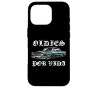 Oldies por Vida Vintage Lowrider Coche Mexicano Chicano Cholo Carcasa para iPhone 16 Pro