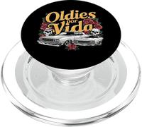 Oldies por Vida Vintage Lowrider Coche Mexicano Chicano Cholo PopSockets PopGrip para MagSafe