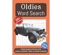 Oldies Word Search Puzzle Book: Word searches with easy to read print about Golden Oldies, Good Old Times, Memories and More. 6x9 inches, 110 pages. ... Gift for Vacations, Holidays and Free Times.