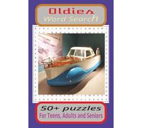 Oldies Word Search Puzzle Book: Word Searches with easy to Read print about Oldies, Nostalgic Items, Memorable Things and more. 6 X 9 inches, 110 ... gift for Holidays, Vacations and free times.