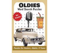 Oldies Word Search Puzzles: Easy to Read Word Search Puzzle Book About Oldies Music and More | 110 Pages | 50+ Puzzles | 6x9 inches | Perfect for Vacations, Holidays, & Relaxation