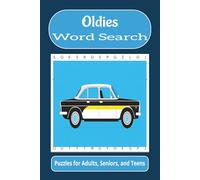 Oldies Word Search: Word searches with easy to read print about oldies, classics, cars, and more