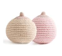 OLDMFZP Modelo de Lactancia Materna orgánico de Crochet for consultores de Lactancia, Ejercicios de posición de demostración y enseñanza en el Aula, 2 Piezas(C)