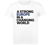 Oldrytee A Strong Europe Cotton Male T-Shirt White Men