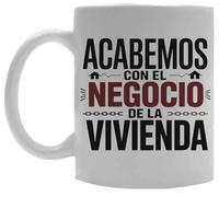 Oldrytee Acabemos Con El Negocio Taza De Cerámica Taza Para Beber Blanco Ceramic Mug White