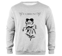 Oldrytee Current 93 Sudadera Gris Jumper Unisex Ajuste Simple