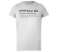 Oldrytee Disfraz De Error Http 404 Camiseta Mujer Algodon Gris Mujer