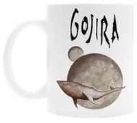 Oldrytee Gojira From Mars To Sirius Taza De Cerámica Taza Para Beber Blanco