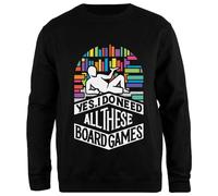 Oldrytee Ismos De Los Jugadores De Mesa Sudadera Negra Tipo Jersey Unisex De Corte Sencillo