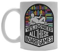 Oldrytee Ismos De Los Jugadores De Mesa Taza De Cerámica Taza Para Beber Blanco