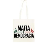 Oldrytee Mafia O Democracia Bolsa de compras beige Shopping Beige Totebag