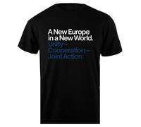 Oldrytee Make Europe Great Again Cotton Male T-Shirt Black Men