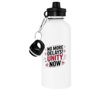 Oldrytee No More Delays Unity Now Flask Water Bottle White Thermo