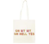 Oldrytee Oh Dios Mío, Oh, Demonios, Sí Shopping Beige Unisex Totebag Algodón