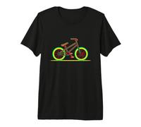 Oldschool BMX Bike Retrowave Look Ciclista Camiseta Premium
