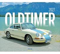 Oldtimer 2027: Großer Wandkalender über die großen Klassiker der Automobilwelt. PhotoArt Kalender im Format: 55 x 45,5 cm