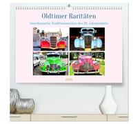 Oldtimer Raritäten - Amerkanische Traditionsmarken des 20. Jahrhunderts (hochwertiger Premium Wandkalender 2026 DIN A2 quer), Kunstdruck in Hochglanz: ... aus den Dreißiger und Vierziger Jahren