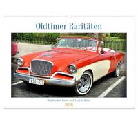 Oldtimer Raritäten - Studebaker Hawk und Lark in Kuba (Wandkalender 2026 DIN A2 quer), CALVENDO Monatskalender: Studebaker-Modelle der 50er Jahre in Kuba