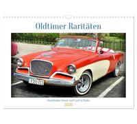 Oldtimer Raritäten - Studebaker Hawk und Lark in Kuba (Wandkalender 2026 DIN A3 quer), CALVENDO Monatskalender: Studebaker-Modelle der 50er Jahre in Kuba