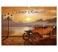 Oldtimer Romantik (Wandkalender 2026 DIN A2 quer), CALVENDO Monatskalender: Oldtimerlegenden und Kultautos mit einem romantischen Blick auf die Vergangenheit.