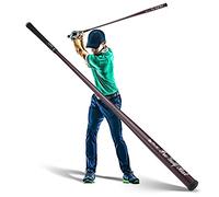 OLE ANDIGO Entrenador de swing de golf profesional de fibra de carbono, ayuda de entrenamiento de swing de golf, aumenta la velocidad de la cabeza del club, palo de calentamiento de golf, accesorios de golf de entrenamiento de fuerza y tempo para hombres y mujeres (rojo)