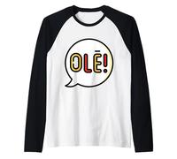 Ole' México Español Victoria Flamenco Camiseta Manga Raglan