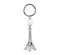 Oleanderhof Llavero de la Torre Eiffel en plata, recuerdo de París, viaje de París, vacaciones de Francia, Mini Torre Eiffel