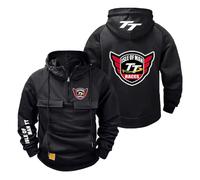 OLEBYKEZ Sudadera con Capucha Hombre Primavera Y Otoño para I.s.l.e of M.a.n T..T Abrigo Chaqueta Cómoda Ropa De Entrenamiento Camisetas Estampado Gimnasio-HeiSe||XX_l