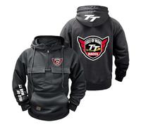 OLEBYKEZ Sudadera con Capucha Hombre Primavera Y Otoño para I.s.l.e of M.a.n T..T Abrigo Chaqueta Cómoda Ropa De Entrenamiento Camisetas Estampado Gimnasio-SHSe||XX_l