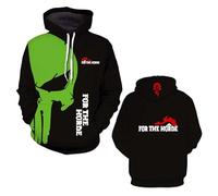 OLEBYKEZ Sudadera Holgada con Capucha Hombre para The H.or.d.e Chaqueta Gráfica Bolsillos Abrigo -C||4X_l