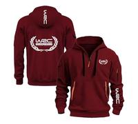 OLEBYKEZ Sweat À Capuche Sport Style W.R.C Pour Homme Manches Longues Demi Zip Avec Poches Survêtement Printemps Automne Pulls Shirts Manteau Uni-JHSe||m