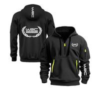 OLEBYKEZ Sweat À Capuche Sport Style W.R.C Pour Homme Manches Longues Demi Zip Avec Poches Survêtement Printemps Automne Pulls Shirts Manteau Uni-HeiSe||XX_l