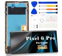 OLED para Google Pixel 6 Pro Pantalla de repuesto para Google Pixel 6 Pro LCD digitalizador kits de reparación para Google Pixel 6 Pro GLUOG G8VOU pantalla táctil de repuesto con marco (negro)