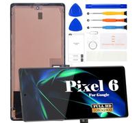 OLED para Google Pixel 6 Reemplazo de pantalla para Google Pixel 6 Digitalizador LCD para Google Pixel 6 Pantalla táctil Kits de reparación de montaje con marco GB7N6 G9S9B16 (con función de huellas