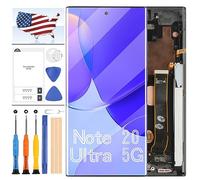 OLED para Samsung Galaxy Note 20 Ultra 5G Kit de repuesto de pantalla para Samsung Galaxy Note 20 Ultra 4G SM-N985 SM-N986 Pantalla LCD táctil digitalizador Asamblea Kit de piezas de reparación (negro