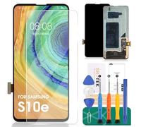 OLED para Samsung S10e - Kit de reparación de digitalizador LCD para Samsung SM-G970, pantalla táctil, color negro