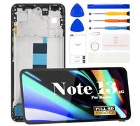 OLED para Xiaomi Redmi Note 13 4G Pantalla LCD para Xiaomi Redmi Note 13 4G Reemplazo de pantalla para 23129RAA4G digitalizador de pantalla táctil Kit de piezas de reparación con marco
