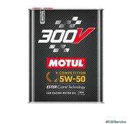 Oleo De Motor MOTUL 300V 5W50 Competición 100% Sintético EsterCore Racing 2L