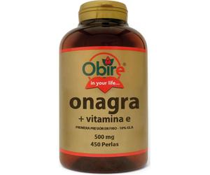 Óleo de Prímula de Noite de Obire + Vit E 500mg 450 Pérolas