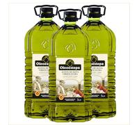 Oleoestepa - Aceite de Oliva Virgen Extra 5L -- Pack 3x5L -- DOP Estepa - Extracción en Frío - Variedades de la Comarca- Producción Sostenible -Frituras, Guisos, Sopas Frías y Escabeches.