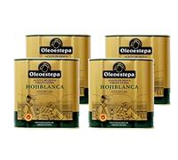 Oleoestepa Hojiblanca - Aceite de Oliva Virgen Extra Pack 4 x 2,5L - DOP Estepa - Extracción en Frío - Monovarietal Hojiblanca - Frutado verde con aromas a hierba, manzana y alcachofa