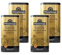 Oleoestepa Selección - Aceite de Oliva Virgen Extra Pack 4 x 5L - DOP Estepa - Extracción en frío - Variedades de la comarca - Frutado fresco - Producción sostenible - Uso arroces y repostería fina