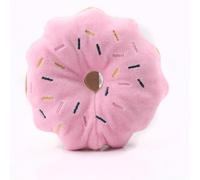 OLEOJH Juguetes de peluche para perros, juguetes de frutas y animales que hacen sonido, suministros para mascotas, adecuados para perros pequeños y medianos, dona