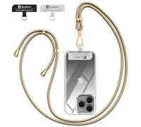 OLEPHY Cordón Cuerda para Teléfono Móvil y 2 Parche, Amarillo