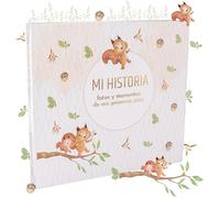 Olesea Álbum Fotos Bebé - Libro Bebé desde el Nacimiento hasta los 5 Años | +50 Páginas y Pegatinas | Regalos Bebés Recién Nacidos Originales | Álbum de Fotos para Pegar y Escribir |