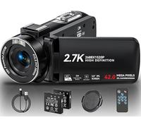 OLESIT Videocámara Full HD 1080P 48MP videocámara digital 16X para YouTube, pantalla IPS de 3.0 pulgadas, grabadora de cámara de vlogging con batería, control remoto y tarjeta de 32 GB