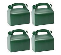 Oletx 30 cajas de regalo de fiesta verde oscuro, caja de cartón para golosinas, caja de caramelos. Perfecto para regalo del día de San Patricio, cumpleaños o cualquier fiesta divertida